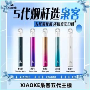 梟客五代主機XIAOKE可發光式電子煙霧化煙桿|兼容五代 六代煙彈